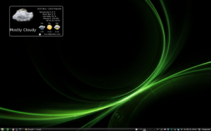 linux mint system monitor desklet