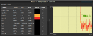 Как установить psensor в linux mint